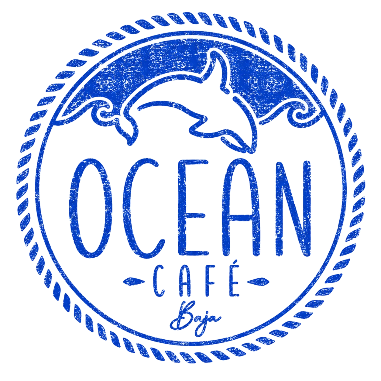 Sello de Ocean Café Baja